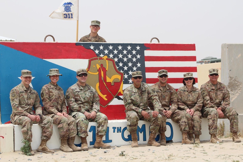 311th QM CO T-Wall
