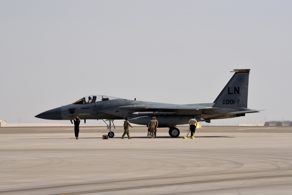 Eagles move as part of dynamic force deployment