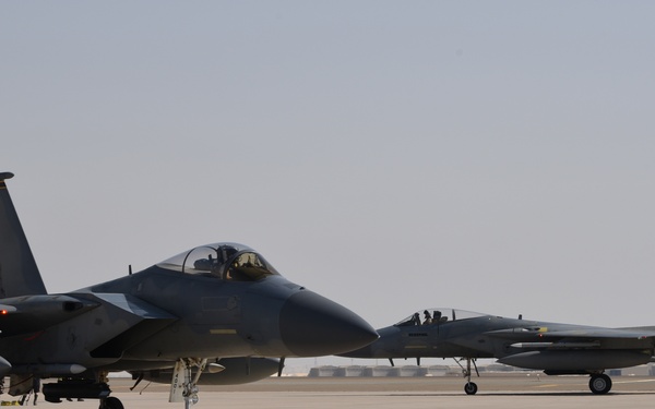 Eagles move as part of dynamic force deployment