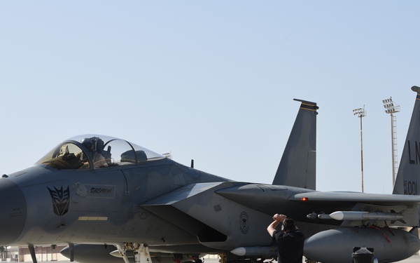 Eagles move as part of dynamic force deployment