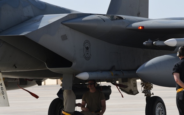 Eagles move as part of dynamic force deployment