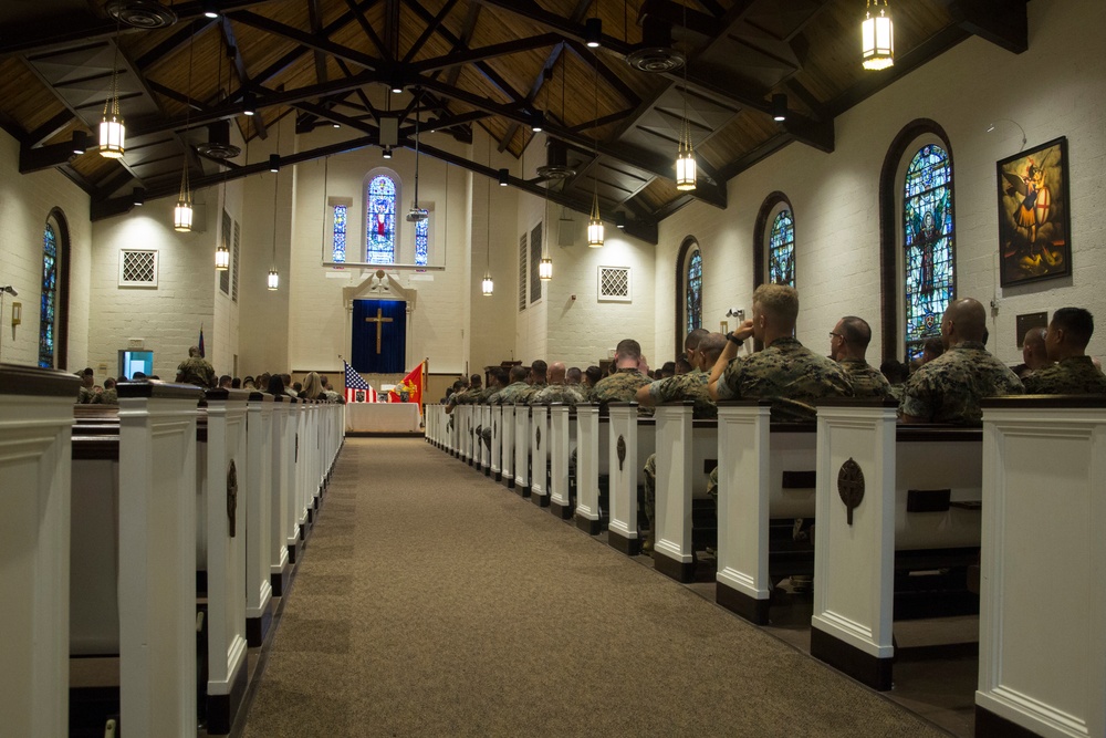 Memorial service for SSgt. Christopher Slutman, SSgt. Benjamin Hines, Sgt. Robert Hendriks