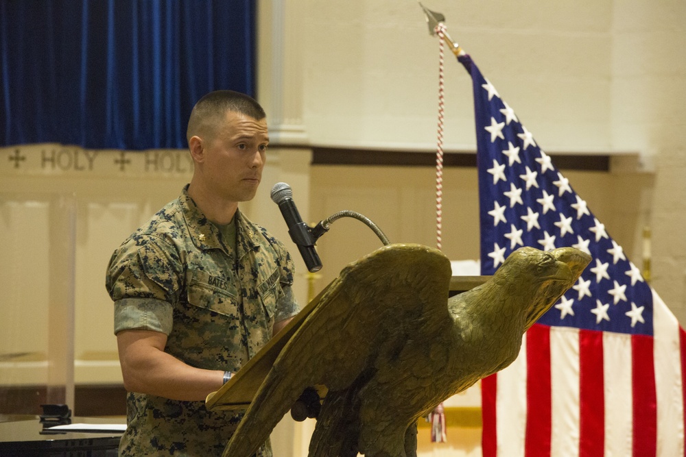 Memorial service for SSgt. Christopher Slutman, SSgt. Benjamin Hines, Sgt. Robert Hendriks