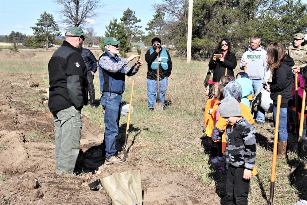 Fort McCoy holds 31st Arbor Day observance, 400-plus trees planted