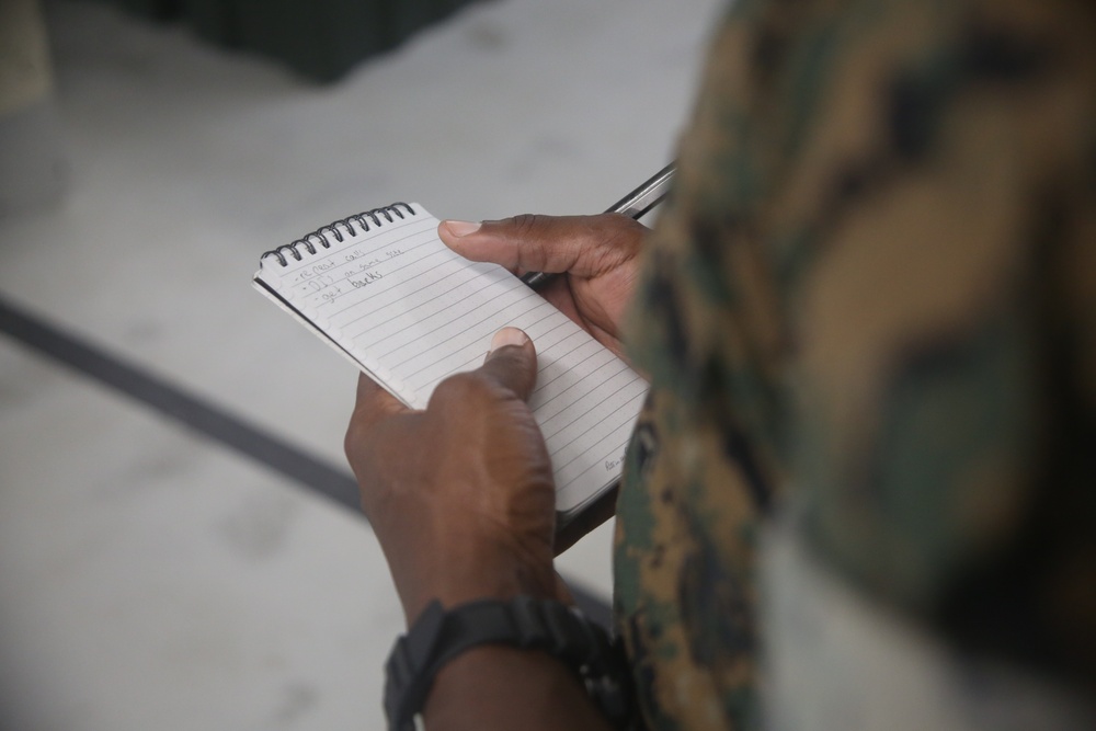 Drill Instructor School students take on squad bay procedures