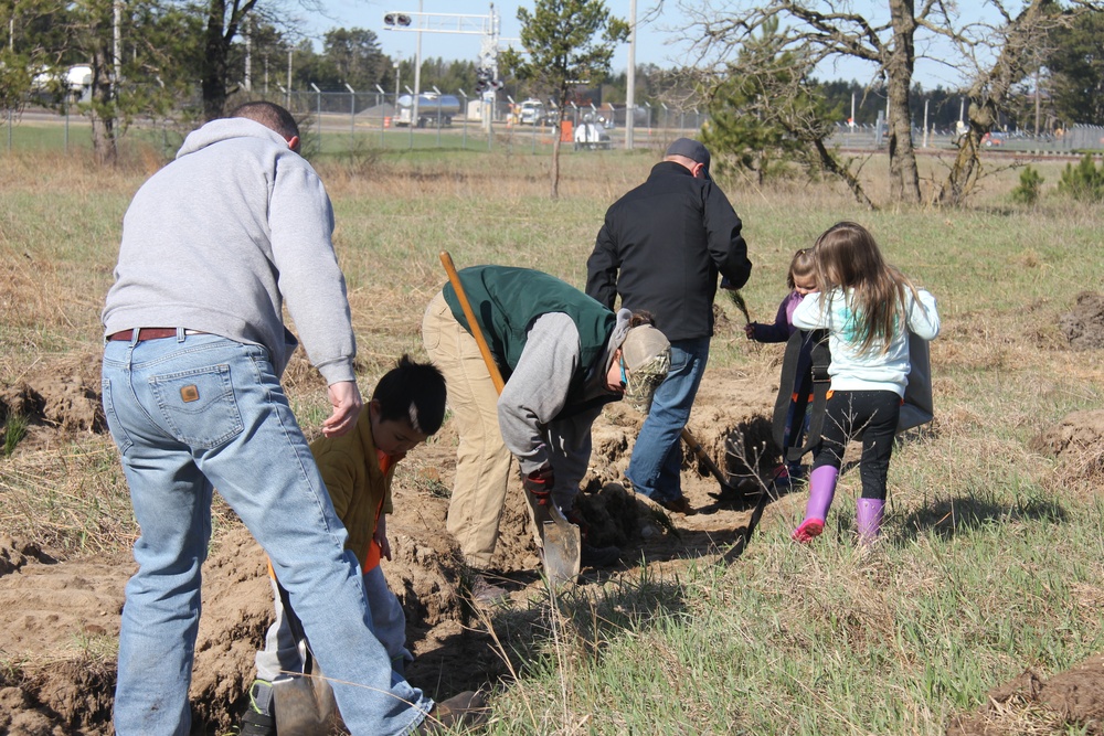 Fort McCoy holds 31st Arbor Day observance, 400-plus trees planted