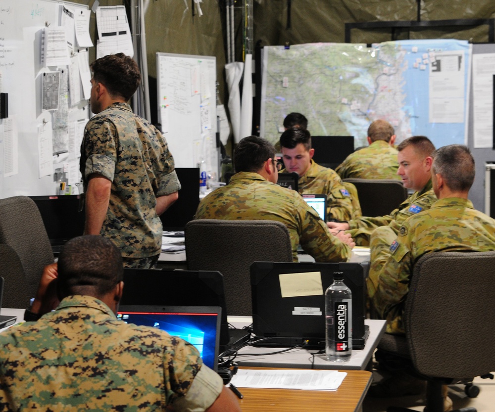 Multi-national forces along with US Armed Forces participate in Joint Warfighting Assessment 19