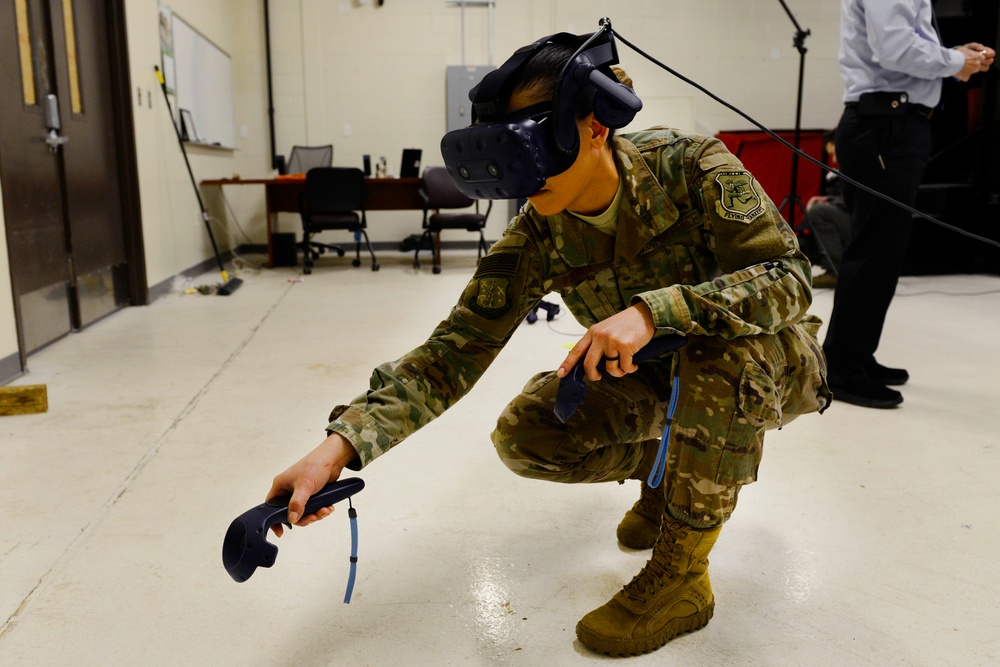 103rd leads innovation with first virtual reality loadmaster training system