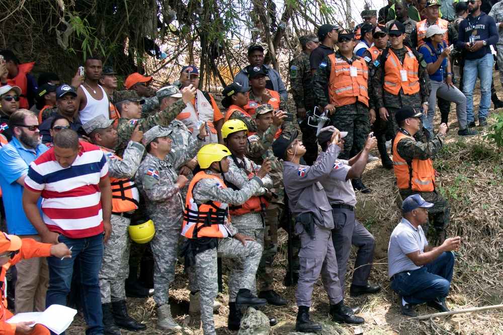 Dominican Republic with partner nations observe water rescues
