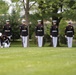 Military Funeral Honors With Funeral Escort Are Conducted for U.S. Marine Corps Staff Sgt. Benjamin Hines