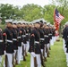 Military Funeral Honors With Funeral Escort Are Conducted for U.S. Marine Corps Staff Sgt. Benjamin Hines