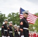 Military Funeral Honors With Funeral Escort Are Conducted for U.S. Marine Corps Staff Sgt. Benjamin Hines