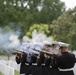 Military Funeral Honors With Funeral Escort Are Conducted for U.S. Marine Corps Staff Sgt. Benjamin Hines