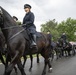 Military Funeral Honors With Funeral Escort Are Conducted for U.S. Marine Corps Staff Sgt. Benjamin Hines