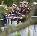 Military Funeral Honors With Funeral Escort Are Conducted for U.S. Marine Corps Staff Sgt. Benjamin Hines