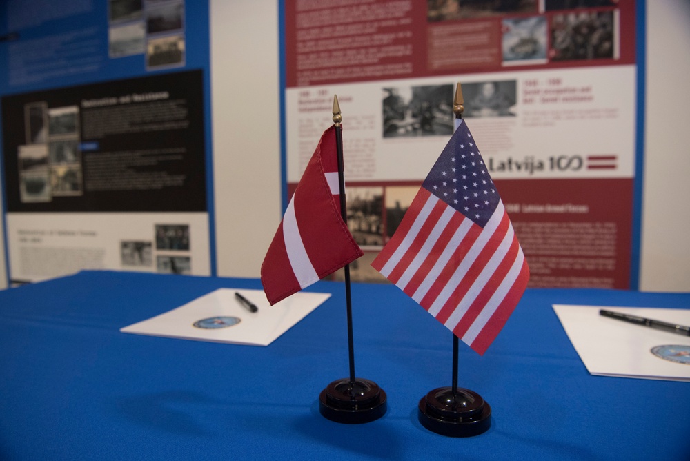 US, Latvia Sign Defense Cooperation Strategic Roadmap