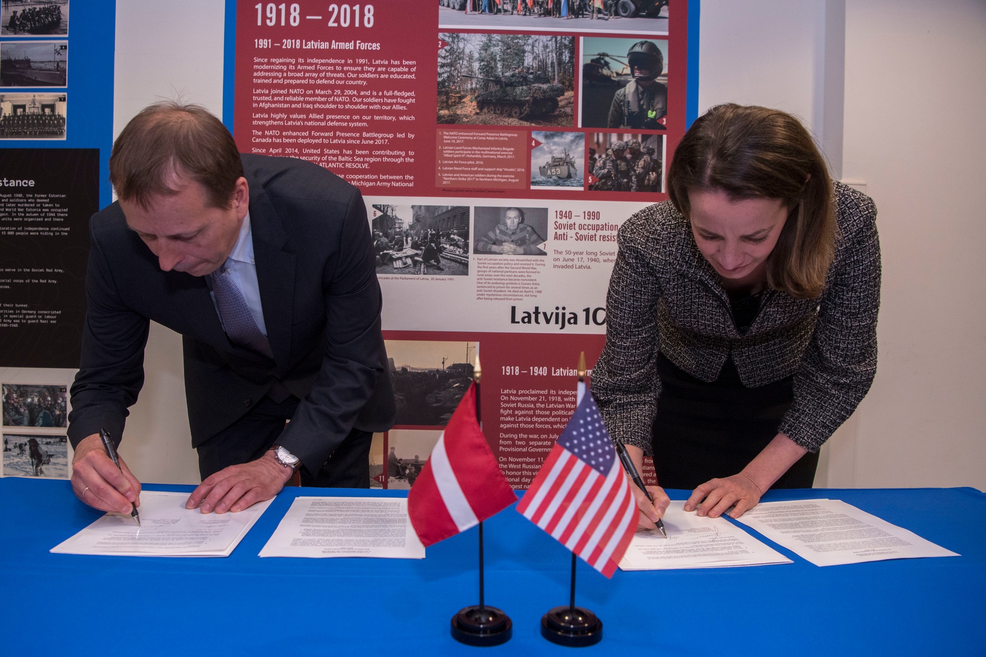 DVIDS - Images - US, Latvia Sign Defense Cooperation Strategic Roadmap  [Image 4 of 8]