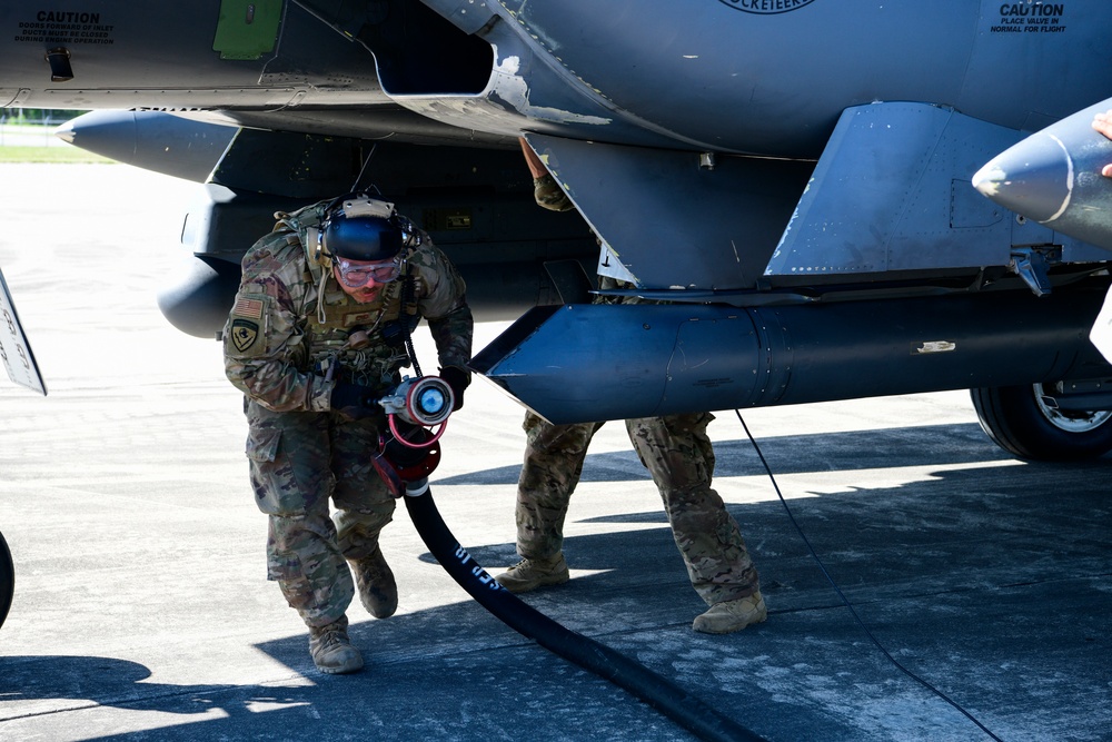 4FW hosts Combat Support Wing exercise