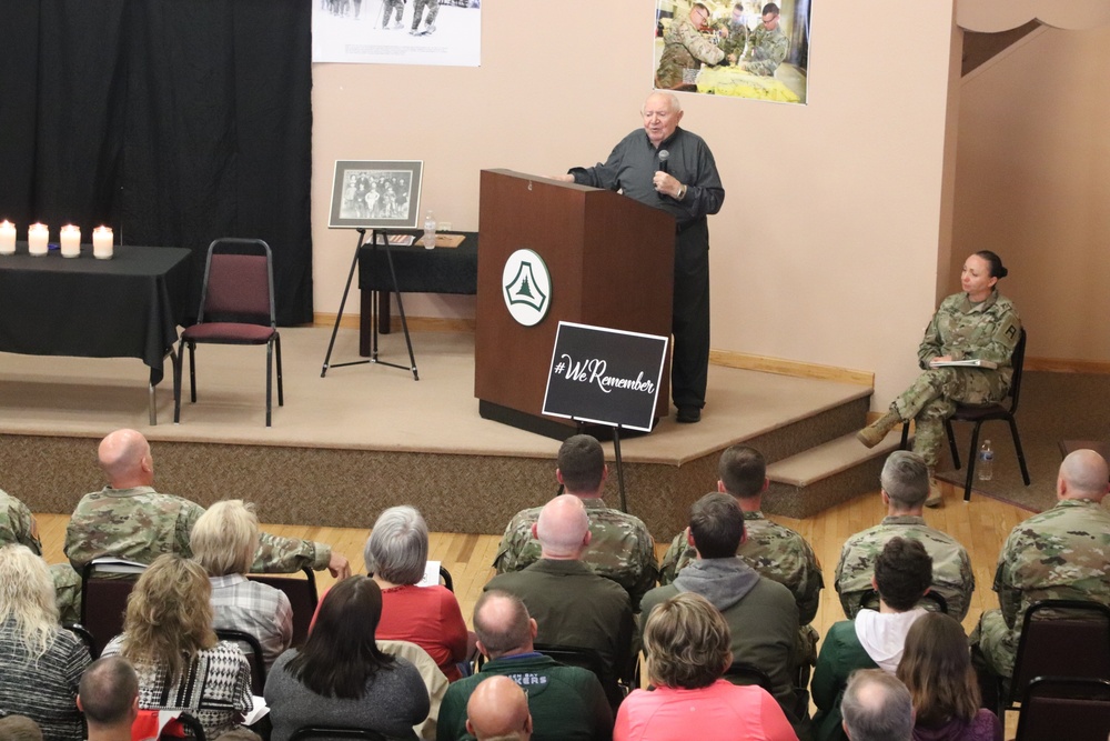 Holocaust survivor shares story with Fort McCoy during 2019 Days of Remembrance observance