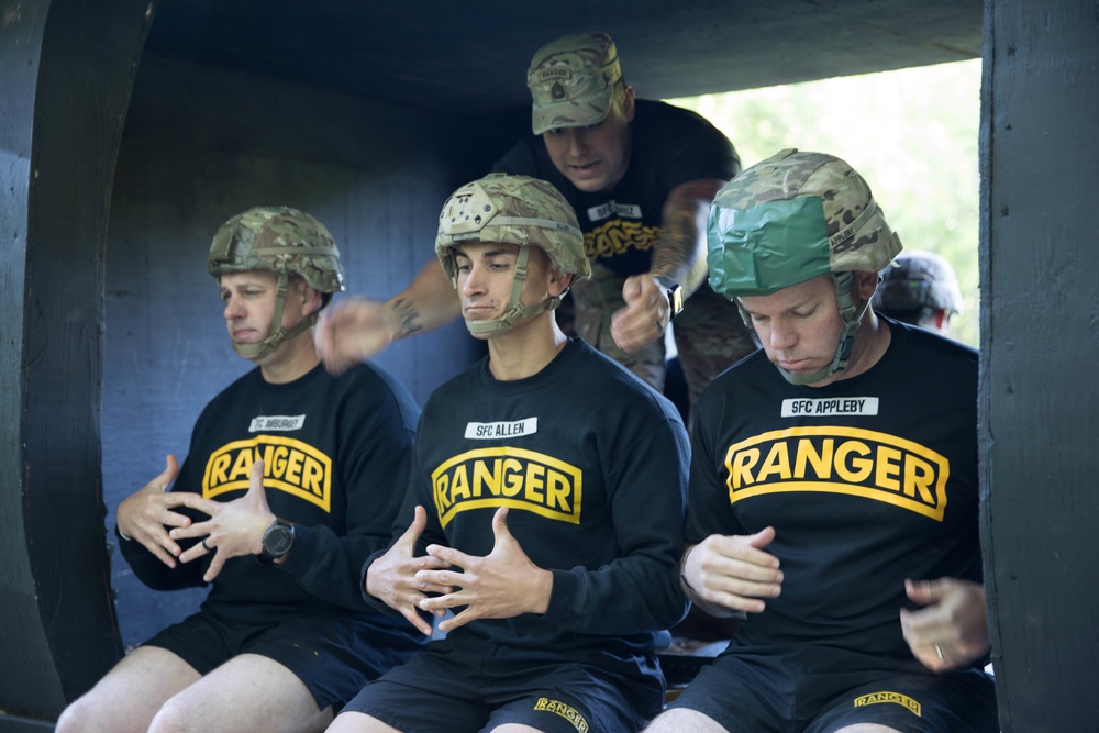 5TH RANGER TRAINING BATTALION WATER JUMP