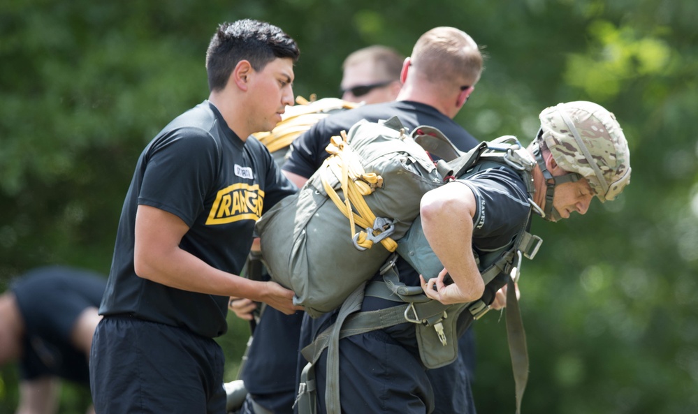 5TH RANGER TRAINING BATTALION WATER JUMP