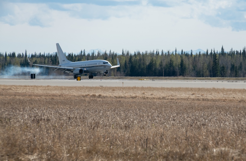 VAQ-134 arrives at Eielson for NE19