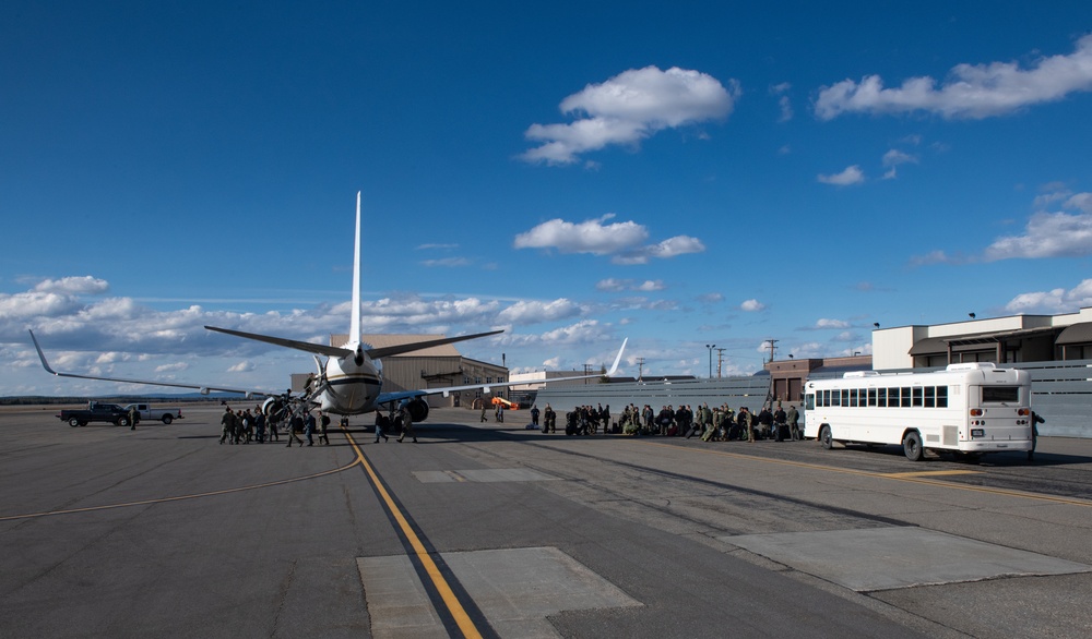 VAQ-134 arrives at Eielson for NE19