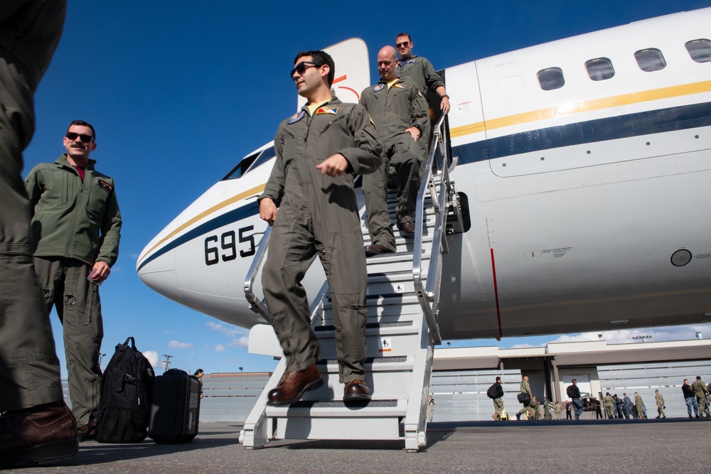 VAQ-134 arrives at Eielson for NE19