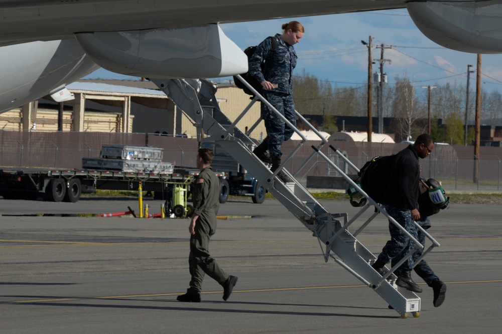 VAQ-134 arrives at Eielson for NE19