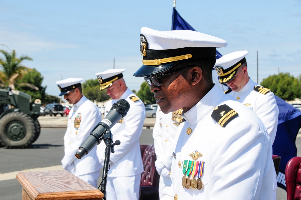 NMCB-3 Holds Change of Command Ceremony