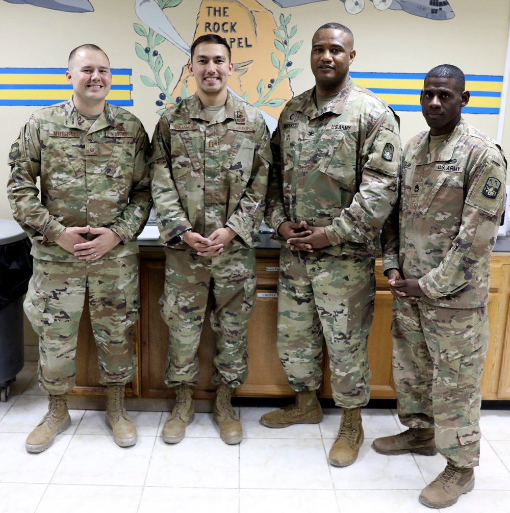 Chaplain Khalid Shabazz visits U.S. ARCENT Region