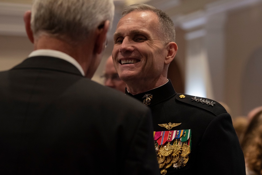 Marine Barracks Washington Holds Evening Parade