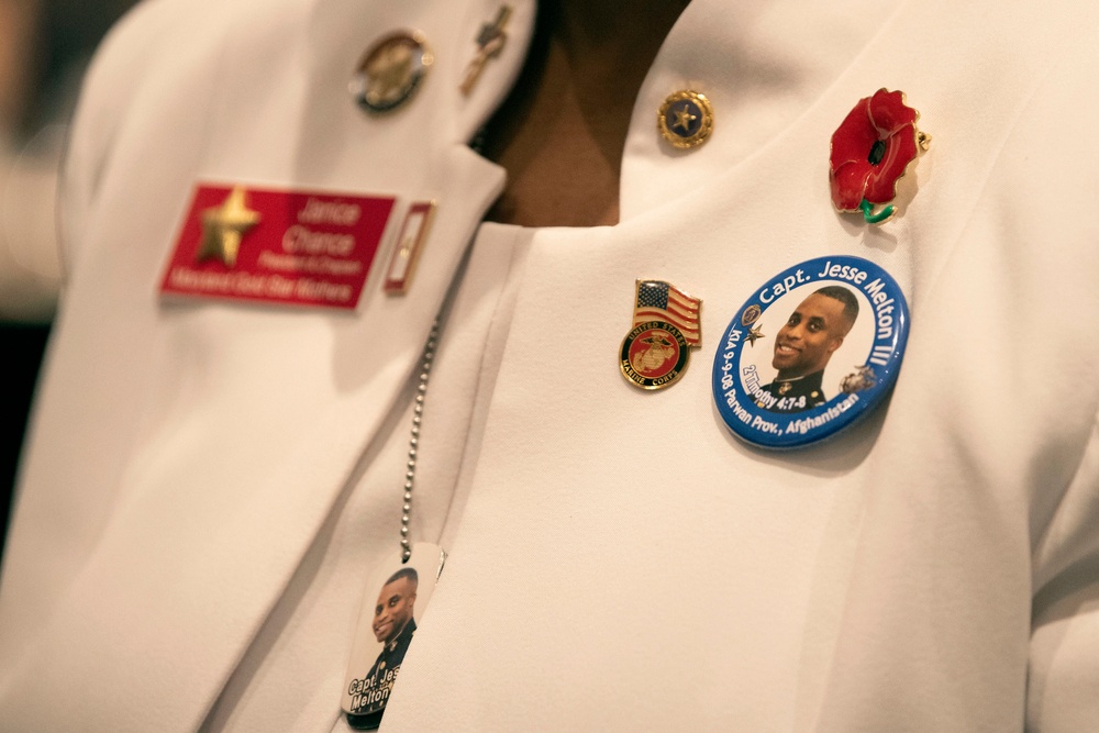 Gold Star Mother Guest of Honor at USMC Evening Parade