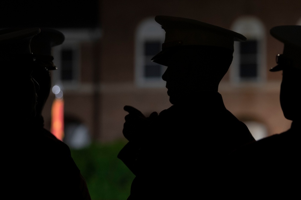 Marine Barracks Washington Holds Evening Parade