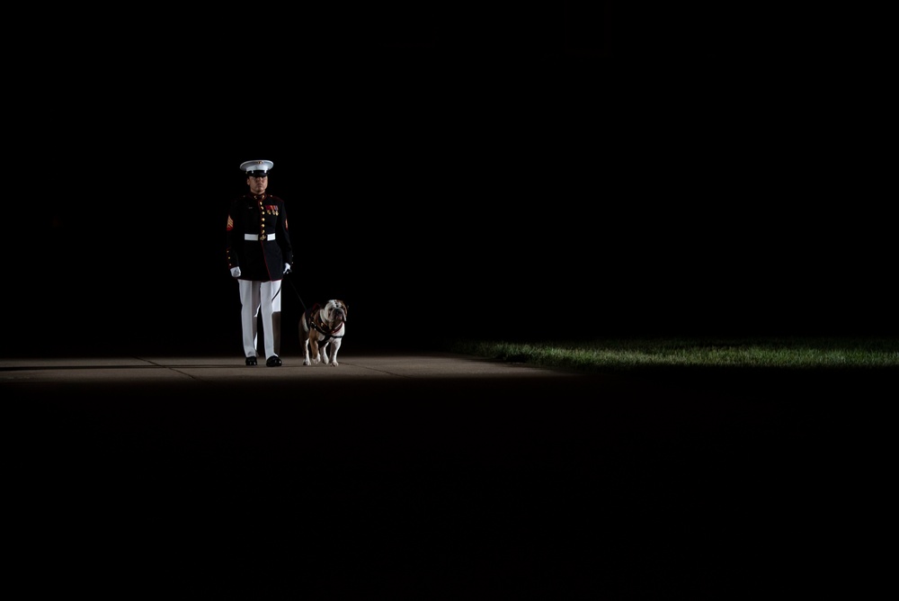 Marine Barracks Washington Holds Evening Parade