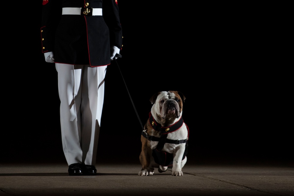 Marine Barracks Washington Holds Evening Parade