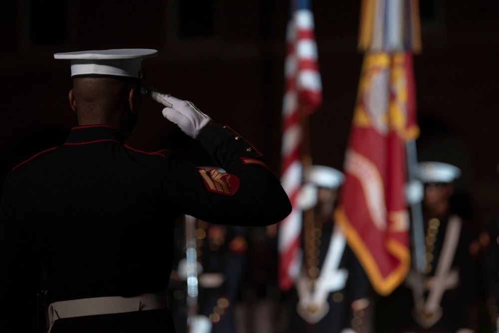 Marine Barracks Washington Holds Evening Parade