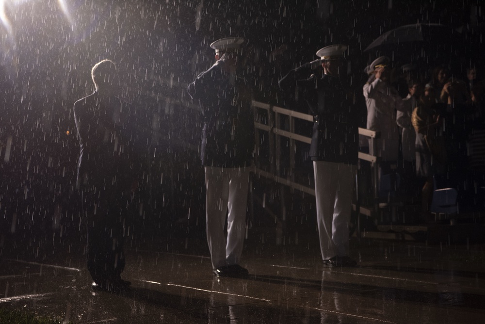 Marine Barracks Washington Holds Evening Parade