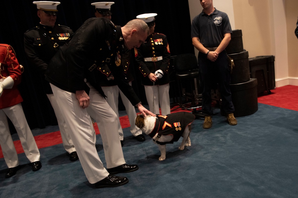 Marine Barracks Washington Holds Evening Parade