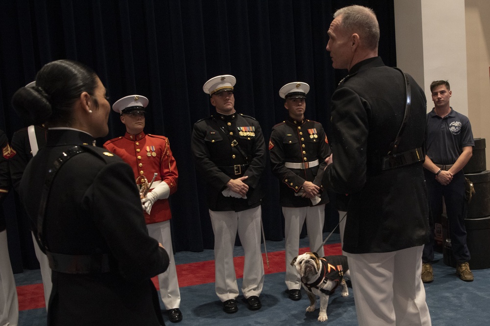 Marine Barracks Washington Holds Evening Parade