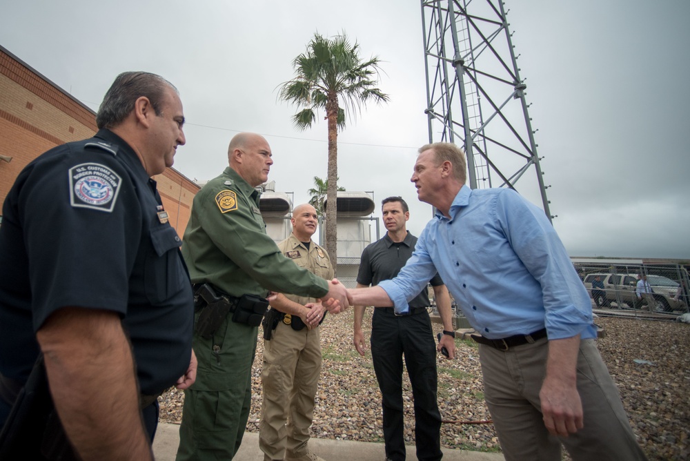 A/SD and A/DHS visit McAllen Border Patrol Station