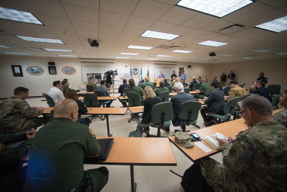 A/SD and A/DHS receive McAllen Border Security update