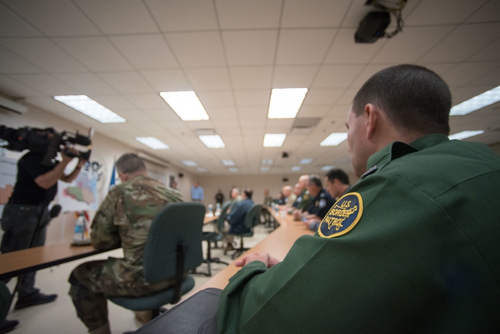 A/SD and A/DHS receive McAllen Border Security update