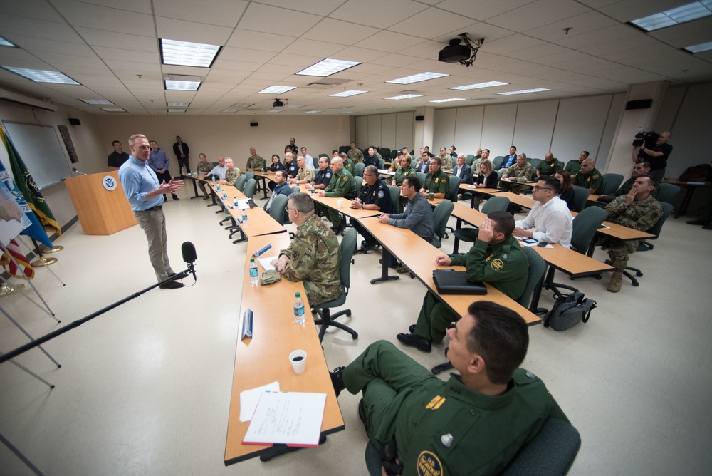 A/SD and A/DHS receive McAllen Border Security update