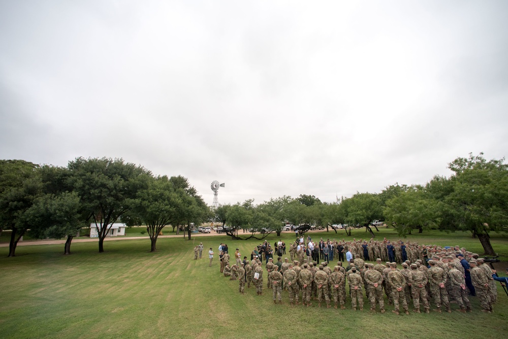 A/SD and A/DHS meets with 3-141 IN BN and 93rd MP BN CRF