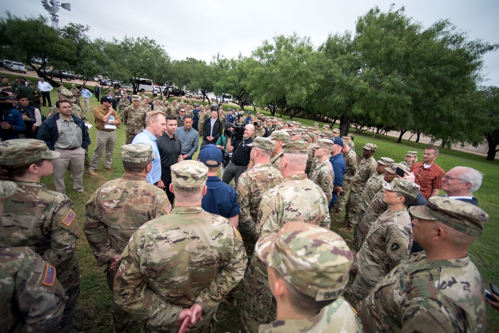 A/SD and A/DHS meets with 3-141 IN BN and 93rd MP BN CRF