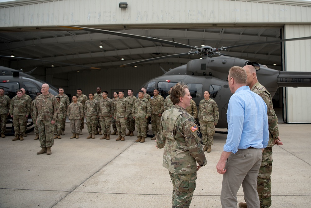 A/SD meets with National Guard Soldiers at US Southern Border