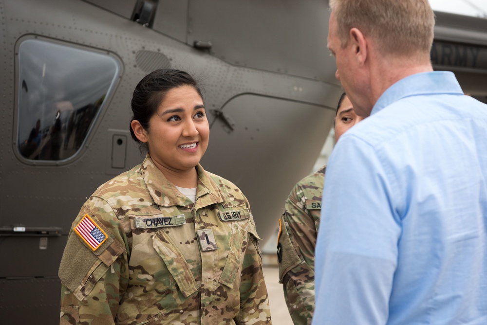 A/SD meets with National Guard Soldiers at US Southern Border