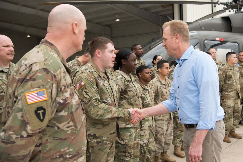 A/SD meets with National Guard Soldiers at US Southern Border