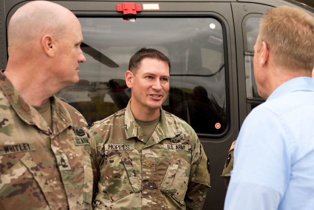 A/SD meets with National Guard Soldiers at US Southern Border